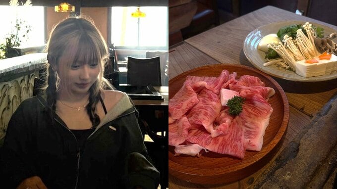 【 辻希美・長女 】希空　すき焼きが「大好物」と告白　落ち着いた店内での最新ショット投稿「遅めの時間の投稿だけど見てね　ノーメイクだから顔薄い」|TBS NEWS DIG