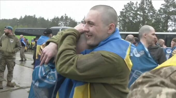 ウクライナ　捕虜205人をロシアと交換と発表「1000人対1000人」の大規模な捕虜交換の第1段階