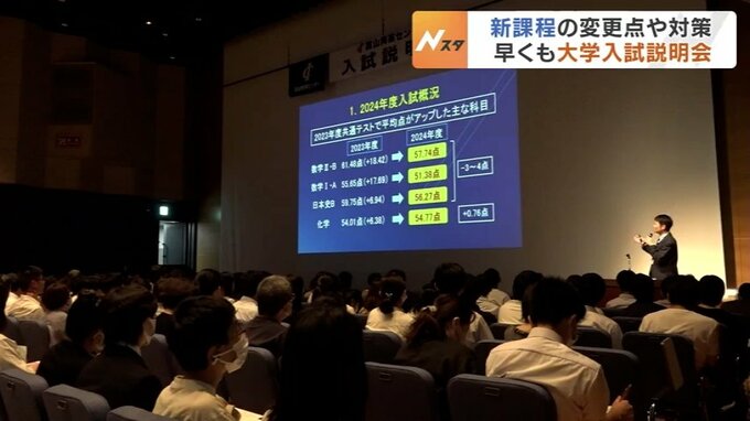 早くも大学入試説明会　「情報Ⅰ」追加で変更点や対策　高校生と保護者が出席　富山　　|　富山のニュース｜天気・防災｜チューリップテレビ