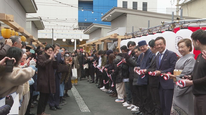 杉村太蔵さんプロデュース「唐戸はれて横丁」グランドオープン　山口・下関|TBS NEWS DIG