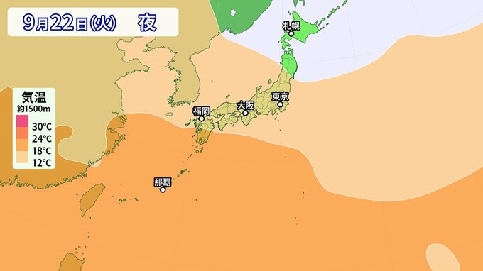 全国的に9月20日頃から「この時期としては10年に一度程度しか起きないような著しい高温」　気象庁が「早期天候情報」発表【北海道・東北・北陸・関東甲信・近畿・東海・中国・四国・九州】（14日午後5時半更新）|TBS NEWS DIG