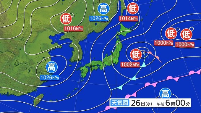 26日昼前にかけて急な強い雨に注意を　大雨と雷及び突風に関する東北地方気象情報　第3号|TBS NEWS DIG