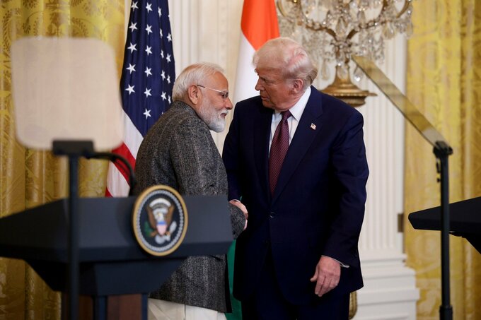 トランプ氏、インド首相と「数週間内」に会談へ－通商交渉妥結に自信
