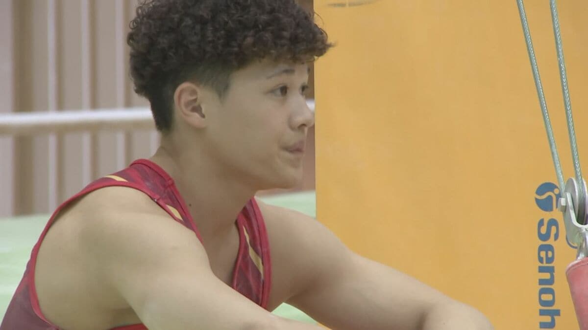 ｢まだ痛みは残っているが…｣ 体操日本代表･角皆友晴選手（20）約3週間前に練習で靭帯損傷もメダル獲得誓う【アジア大会 愛知･名古屋】