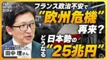 フランス政治不安で"欧州危機"再び?日本勢の"25兆円"どうなる?トランプ氏の再選で更なる影響も|TBS NEWS DIG