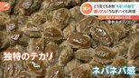 立体感ある粒に独特のテカりも再現“本物そっくり”木彫りの納豆が話題|TBS NEWS DIG