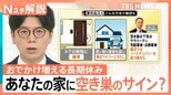 “長期休み”は空き巣に注意!ドアの隙間の雑草やチラシは“下見”のサイン? 専門家「サラリーマンや宅配業者装う場合も」【Nスタ解説】|TBS NEWS DIG