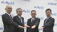 バイク4社が水素エンジン研究で連携へ| TBS CROSS DIG with Bloomberg