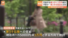 第3子以降の「児童手当」3万円に倍増へ　所得制限の撤廃も検討| TBS CROSS DIG with Bloomberg