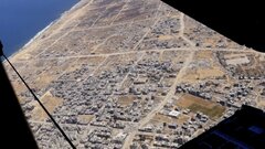 「町がぺしゃんこに…」上空から見たガザの窮状 “飢餓は90万人にも” 支援物資を空中投下も続く食料不足| TBS CROSS DIG with Bloomberg