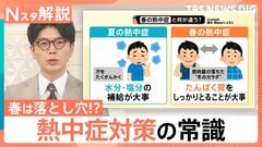 「まだ4月」の油断が命取りに…夏より体温が上がりやすい“春の熱中症”3つの要因【Nスタ解説】| TBS CROSS DIG with Bloomberg