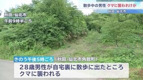 散歩中の男性(20代)クマに襲われけが 命に別状なし クマの体長約1メートル 箱わなを設置して警戒 秋田・仙北市|TBS NEWS DIG