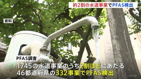 2割の水道でPFAS検出　国の暫定目標値超えはゼロ　環境省などの調査|TBS NEWS DIG