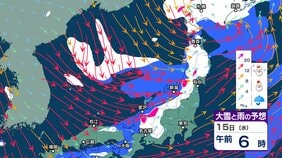 明日13日から気温変動の大きな1週間に　東京は冬と春を行ったり来たり…体調管理に注意【大雪と雨のシミュレーション 16日まで】|TBS NEWS DIG