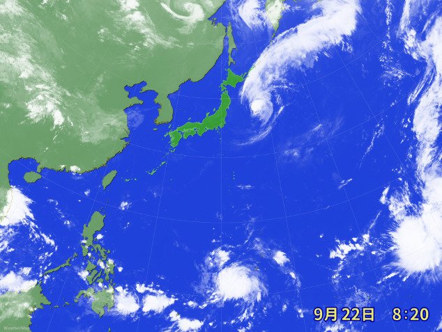 【ダブル熱帯低気圧】台風25号に次ぐ「あやしい渦」が2つ　進路を左右する「偏西風」の傾向は?　※雨風シミュレーション（気象庁発表）|TBS NEWS DIG
