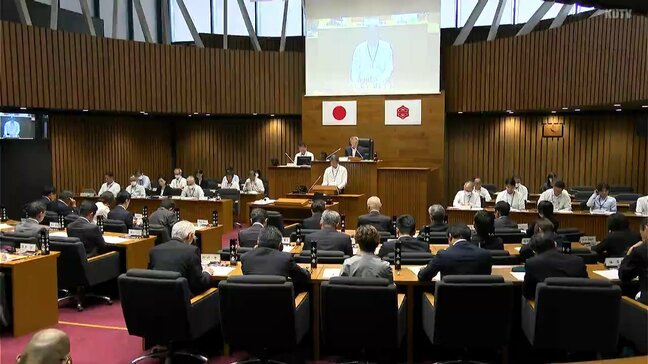 高知市議会開会 9月の給食費免除などの補正予算案提出|TBS NEWS DIG