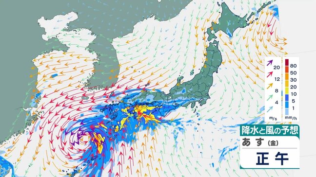 西日本の太平洋側中心に大雨 四国300ミリ、九州北部・南部200ミリなど 九州南部では4日夜遅くにかけ線状降水帯発生のおそれ 台風24号は迷走【4日の天気】|TBS NEWS DIG