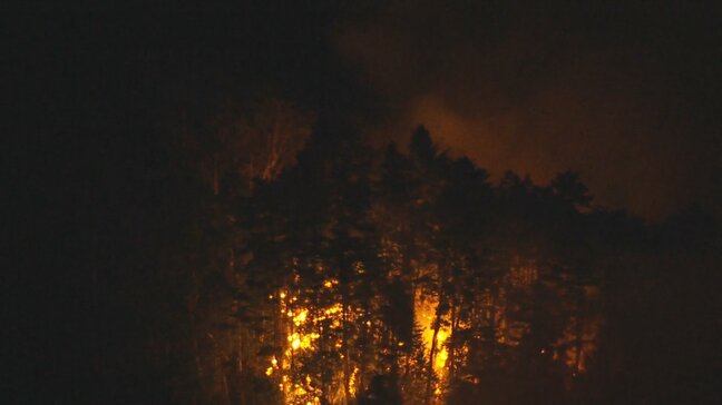 【速報】山林火災　新たに64世帯 、125人に避難指示　山梨・上野原市|TBS NEWS DIG