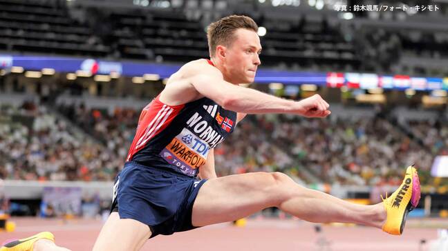 男子400mH、ワーホルムが決勝進出！王者の走りで47秒72の組2着　連覇＆4回目の優勝へ【世界陸上】|TBS NEWS DIG