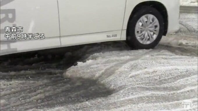 「何とか晴れてください…」青森市民から悲鳴　雪解けによる路面状況の悪化でスタックなど交通障害相次ぐ　津軽・三八上北で7日昼過ぎ～9日にかけて「警報級の大雪」の恐れ【雪の予想・6日午後1時半現在あり】|TBS NEWS DIG
