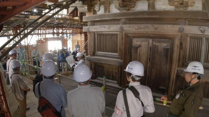 ７０年ぶりの大改修　国宝・瑠璃光寺五重塔で改修現場見学会　山口　|　山口のニュース・天気・防災｜tys NEWS｜ｔｙｓテレビ山口