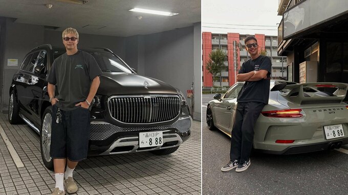 【 ユージ 】マイバッハ、ポルシェ、Gクラス、ベントレー…ナンバー「8」でそろえた華麗なる愛車の写真を公開　フォロワー「スゴいクルマばかりだ」 |TBS NEWS DIG