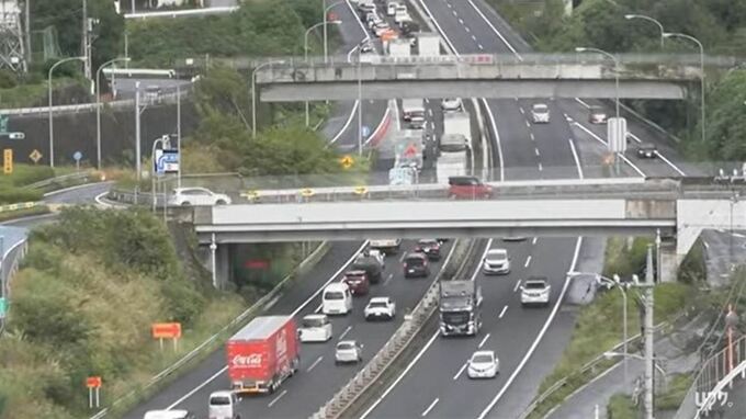 中央道・上り線　相模湖IC付近で車の横転事故　上野原IC付近まで６km渋滞　【午後2時50分現在】|TBS NEWS DIG
