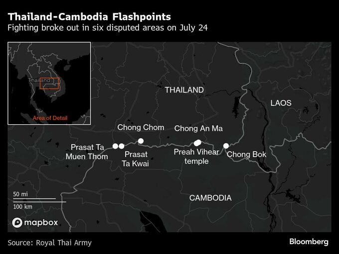 タイ首相、カンボジアとの衝突「戦争に発展する可能性ある」