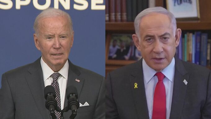 ネタニヤフ首相「報復攻撃の標的は軍事施設」バイデン大統領に伝達か|TBS NEWS DIG