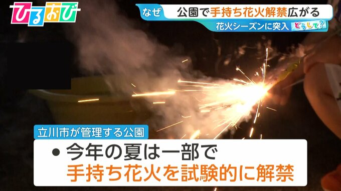 「公園での手持ち花火」解禁広がる　“皆が納得できるルール作りがカギ”【ひるおび】|TBS NEWS DIG