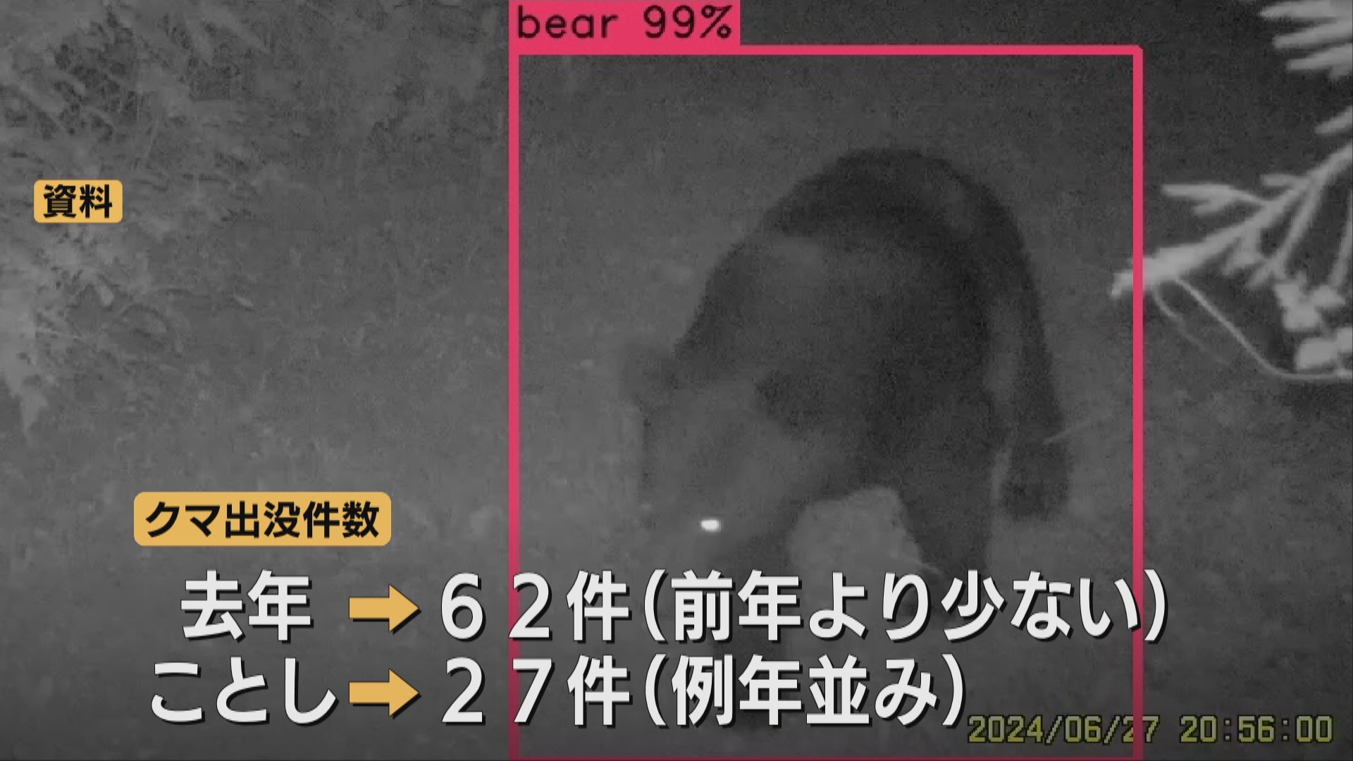クマの出没…AIが即座に察知！富山市でAIカメラと防災無線を連動させた