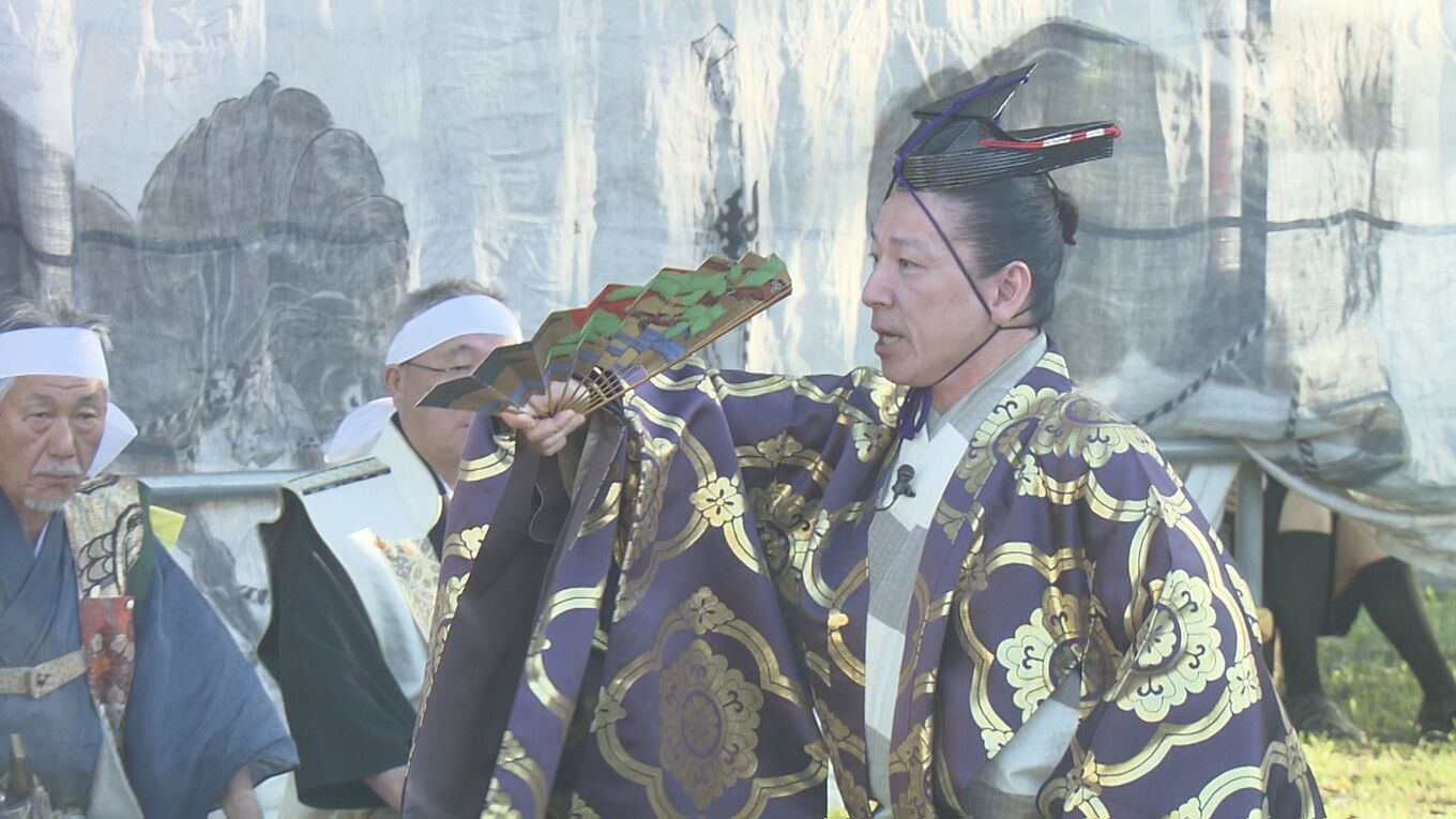 和泉元彌さん 相馬野馬追で祝言の舞披露 福島・南相馬市 | 福島のニュース│TUF