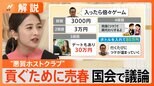 “借金1500万円も”“なぜホストにハマってしまうのか”悪質ホストクラブ問題 国会でも議論【Nスタ解説】|TBS NEWS DIG