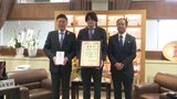 「継続的に支援してゆければ」福岡の企業が山林火災義援金贈呈 愛媛県・今治市 | 愛媛のニュース - Nスタえひめ|あいテレビは6チャンネル