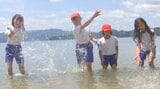 黒島海水浴場で海開き 子どもたちが水遊びで歓声 大分・臼杵市 | 大分のニュース|OBS NEWS|大分放送