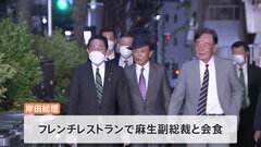 岸田総理が麻生副総裁と会談 1週間で3人の総理経験者と 日本の文化立国で意見交換| TBS CROSS DIG with Bloomberg