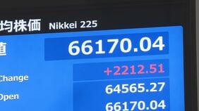 【速報】日経平均株価、一時2200円超値上がり アメリカ財務長官発言受け中東情勢緩和への期待から 下落傾向続いた半導体関連銘柄で上昇目立つ|TBS NEWS DIG