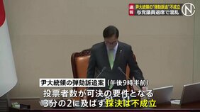 【速報】韓国・ユン大統領に対する弾劾訴追案の採決「不成立」、投票者数が規定に達せず|TBS NEWS DIG