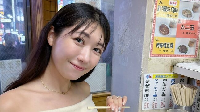 【 穂川果音 】　渋谷で絶品町中華を堪能　「ルースチャーハンの優しい味わいが沁みた〜」|TBS NEWS DIG