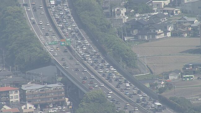 【九州の高速道路・渋滞情報】（5日午後4時時点）九州道上り　基山PAから6キロ、広川ICから6キロの渋滞|TBS NEWS DIG