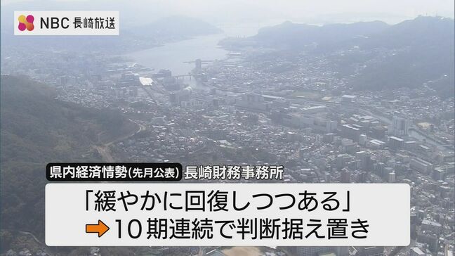 「個人消費は低調も観光や造船が好調」　長崎県経済「緩やかに回復しつつある」10期連続で判断維持　長崎財務事務所|TBS NEWS DIG