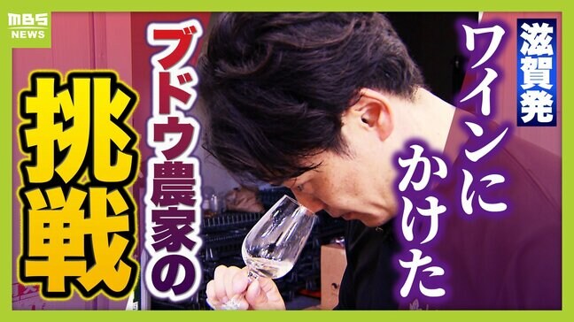 ワイン造りに情熱捧げる滋賀のブドウ農家 目指すは地元食材を生かした料理と一緒に楽しむワイン いずれは世界へ...初めて挑んだ醸造のゆくえは?|TBS NEWS DIG