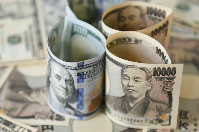 円は対ドル153円台半ば、日銀総裁会見で利上げ探る－実需はドル買い