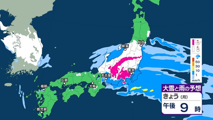 南岸低気圧の影響で東京23区でも大雪警報の可能性　降雪による交通障害や路面の凍結に警戒　関東甲信・東海で大雪に警戒を|TBS NEWS DIG