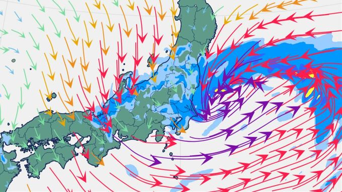 【気象情報】西日本と北日本は暴風雪や暴風に警戒　また西日本と東日本は落雷や竜巻などに注意【降水と風のシミュレーション】　|　山梨のニュース | ＵＴＹテレビ山梨