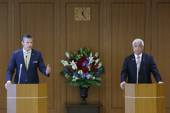 日米防衛相会談、同盟の対処力強化で一致－防衛費詳細は触れず