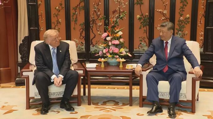 トランプ大統領　習近平国家主席とイラン情勢について「近い考え」
