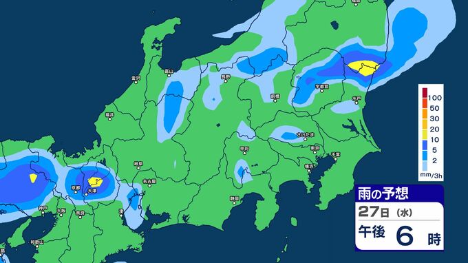 【大雨情報】関東甲信 28日未明にかけて “ゲリラ雷雨”に注意 大気の状態が非常に不安定 【雨のシミュレーション画像掲載】関東北部90ミリ 関東南部80ミリ 甲信50ミリ(~28日午後6時・多い所)気象庁|TBS NEWS DIG