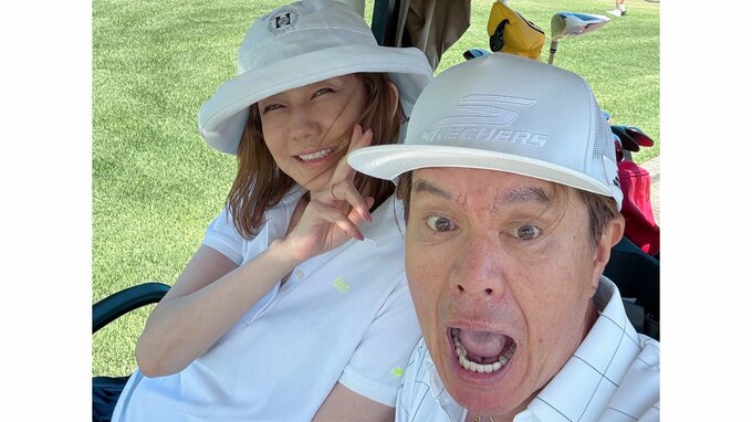 【 松本伊代 】ヒロミとの仲良し2ショットを公開 「#ゴルフはできた」「#一緒にできるスポーツ」|TBS NEWS DIG