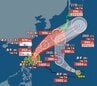 【ダブル台風情報】強い勢力の台風7号（メーカラー）関東直撃の可能性も　27日（土）～28日（日）西・東日本に接近か（23日午後3時50分・気象庁発表）　台風8号（ヒーゴス）は26日（金）には日本の南　27日（土）日本の東で温帯低気圧に（23日午後4時10分・気象庁発表）【予想進路・雨のシミュレーション画像】　|　SBC NEWS | 長野のニュース | SBC信越放送